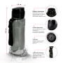 Пляшка для води тританова Lens 600 мл