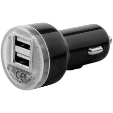 Автомобільний зарядний пристрій 2 порти USB 2.0
