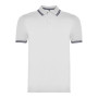 white/navy blue