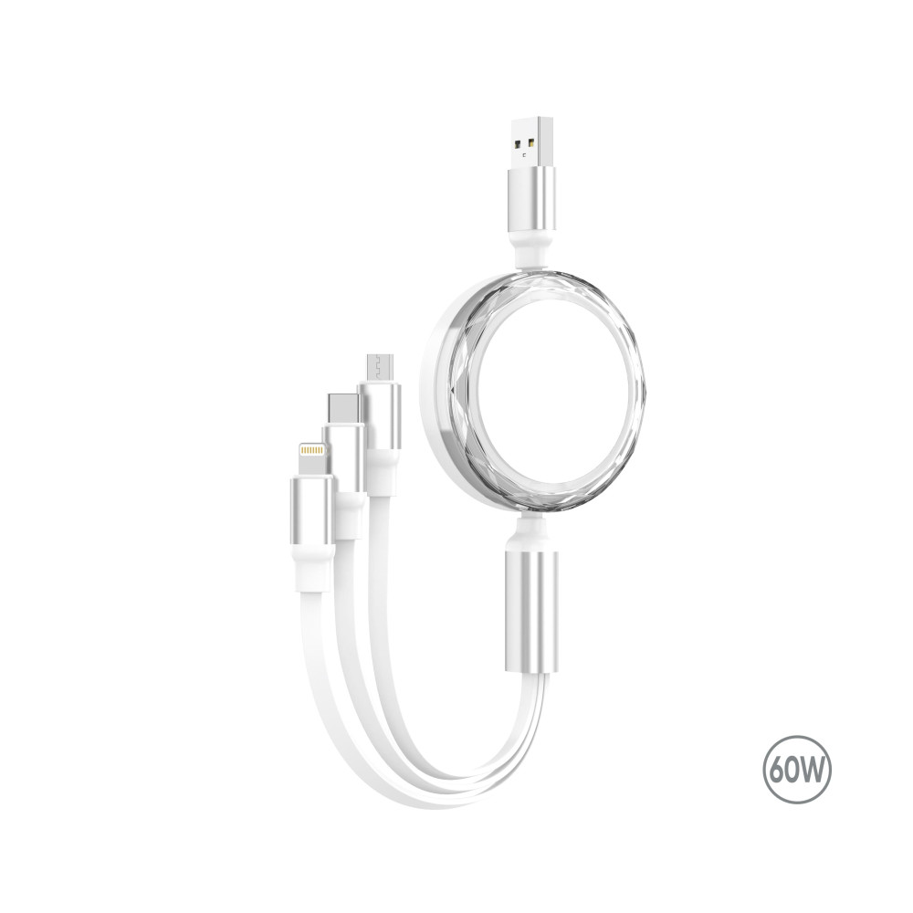 Зарядний кабель 3 в 1  Ruoki