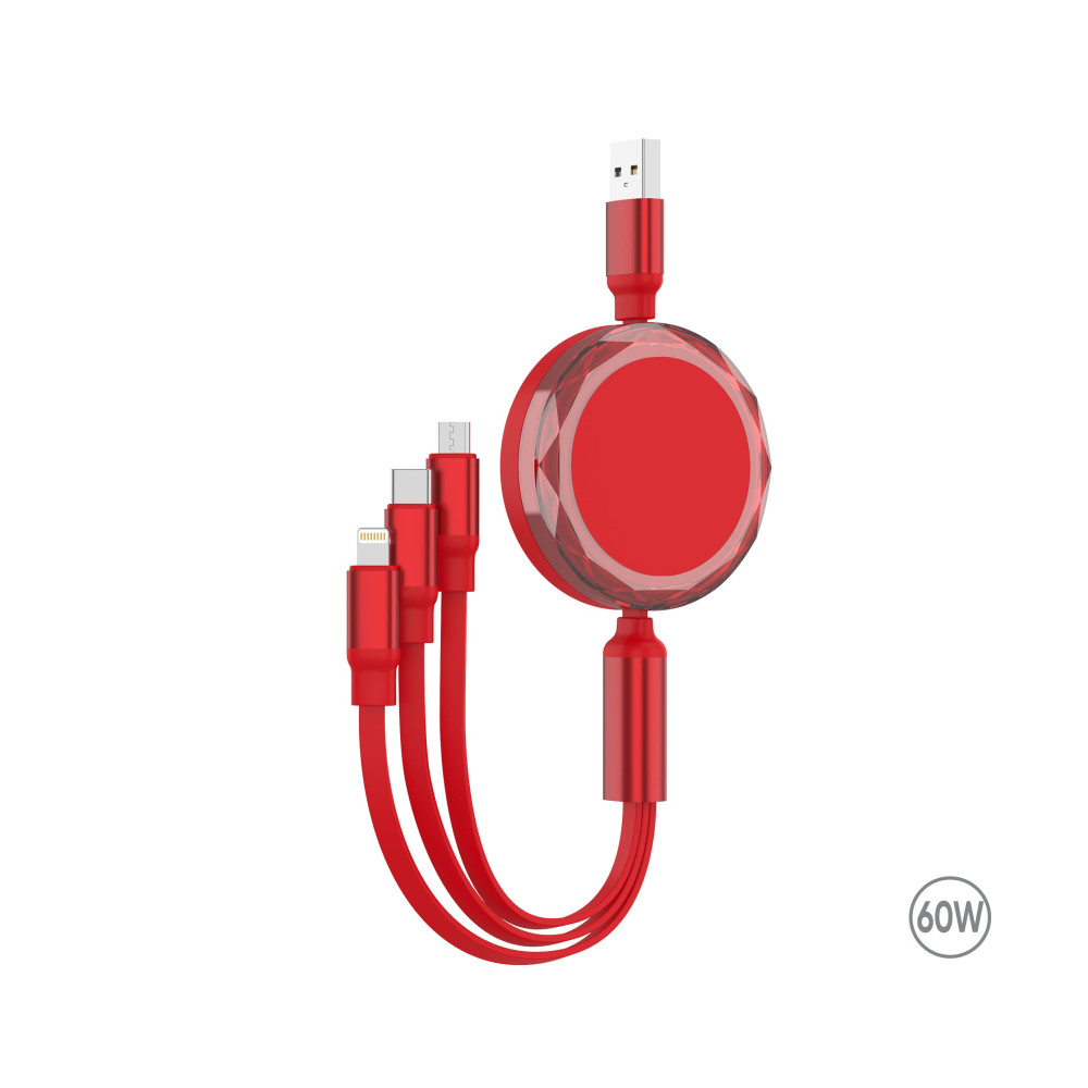 Зарядний кабель 3 в 1  Ruoki