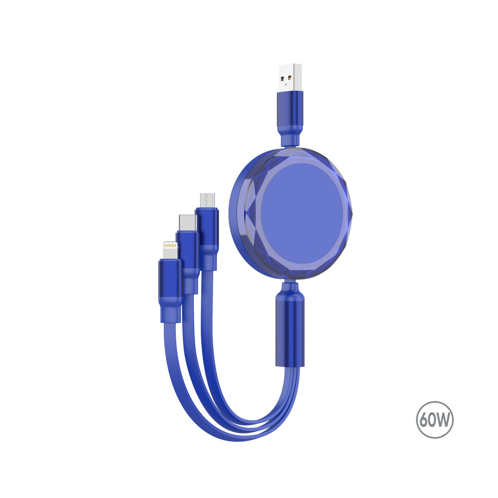 Зарядний кабель 3 в 1  Ruoki