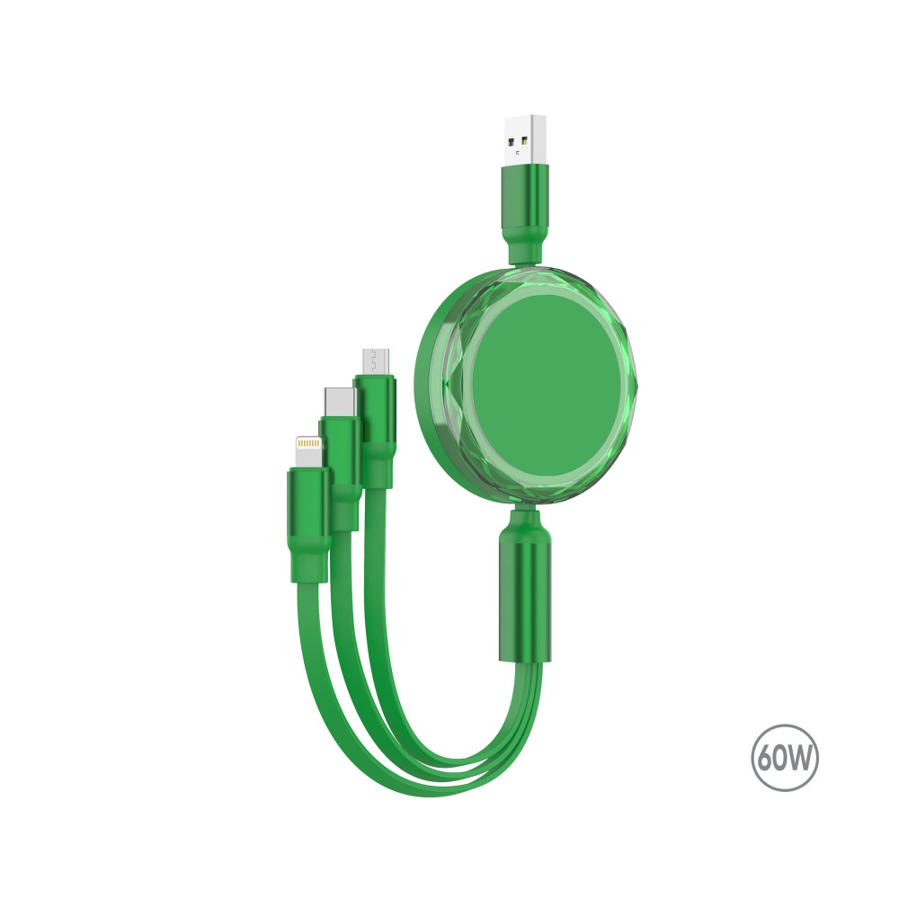 Зарядний кабель 3 в 1  Ruoki