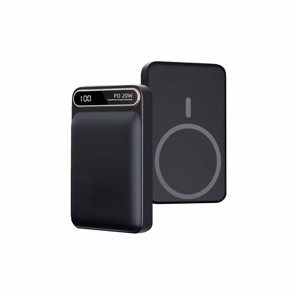 Повербанк 10000 mAh TheGeneral Ampato, бездротова зарядка 15W, цифровий індикатор