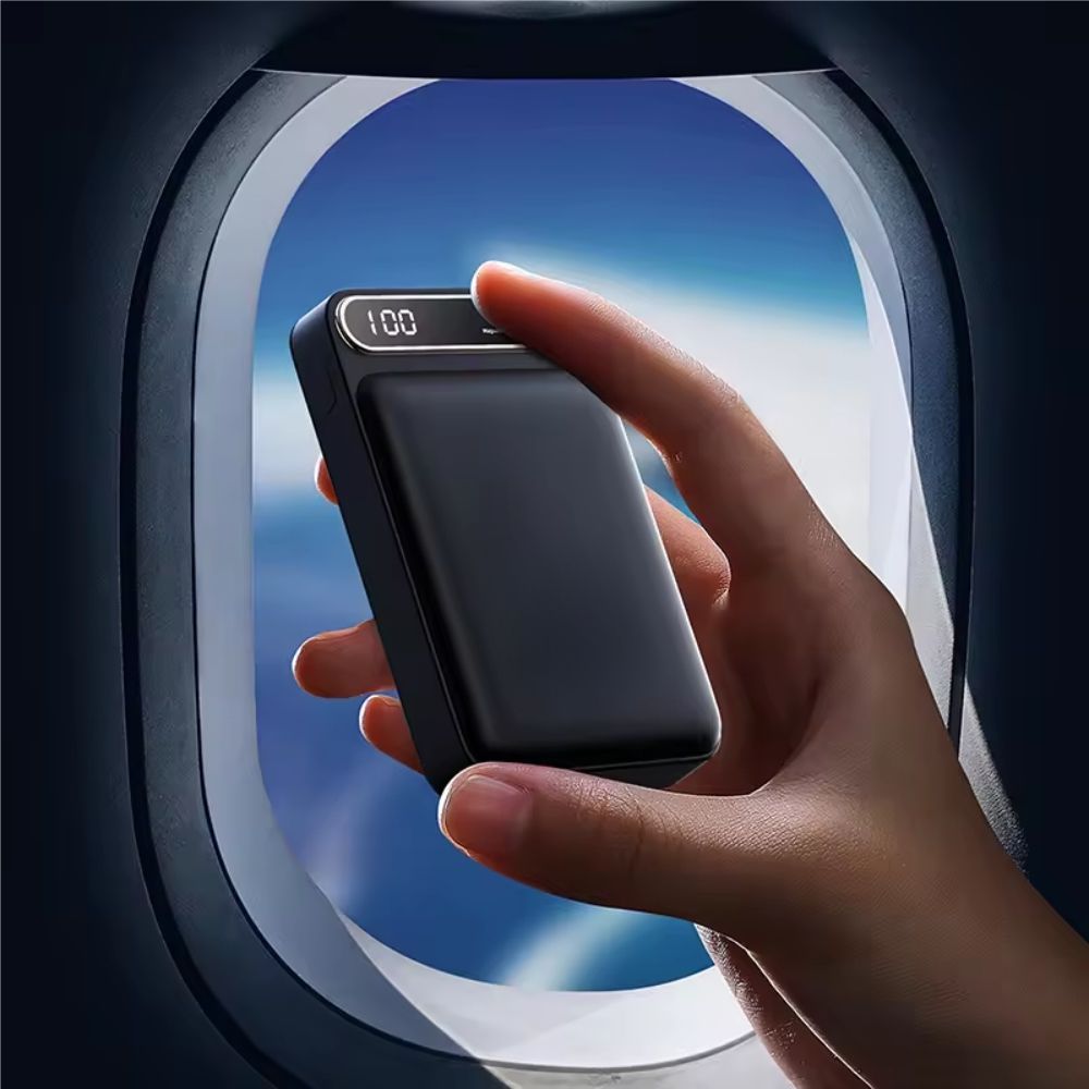 Повербанк 10000 mAh TheGeneral Ampato, бездротова зарядка 15W, цифровий індикатор