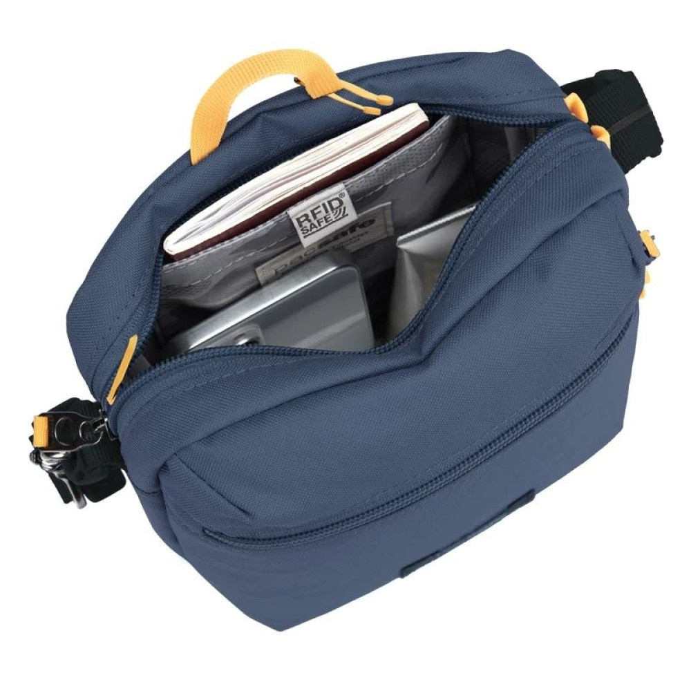 Сумка через плече антизлодій Pacsafe® GO Festival Crossbody, 5 ступенів захисту