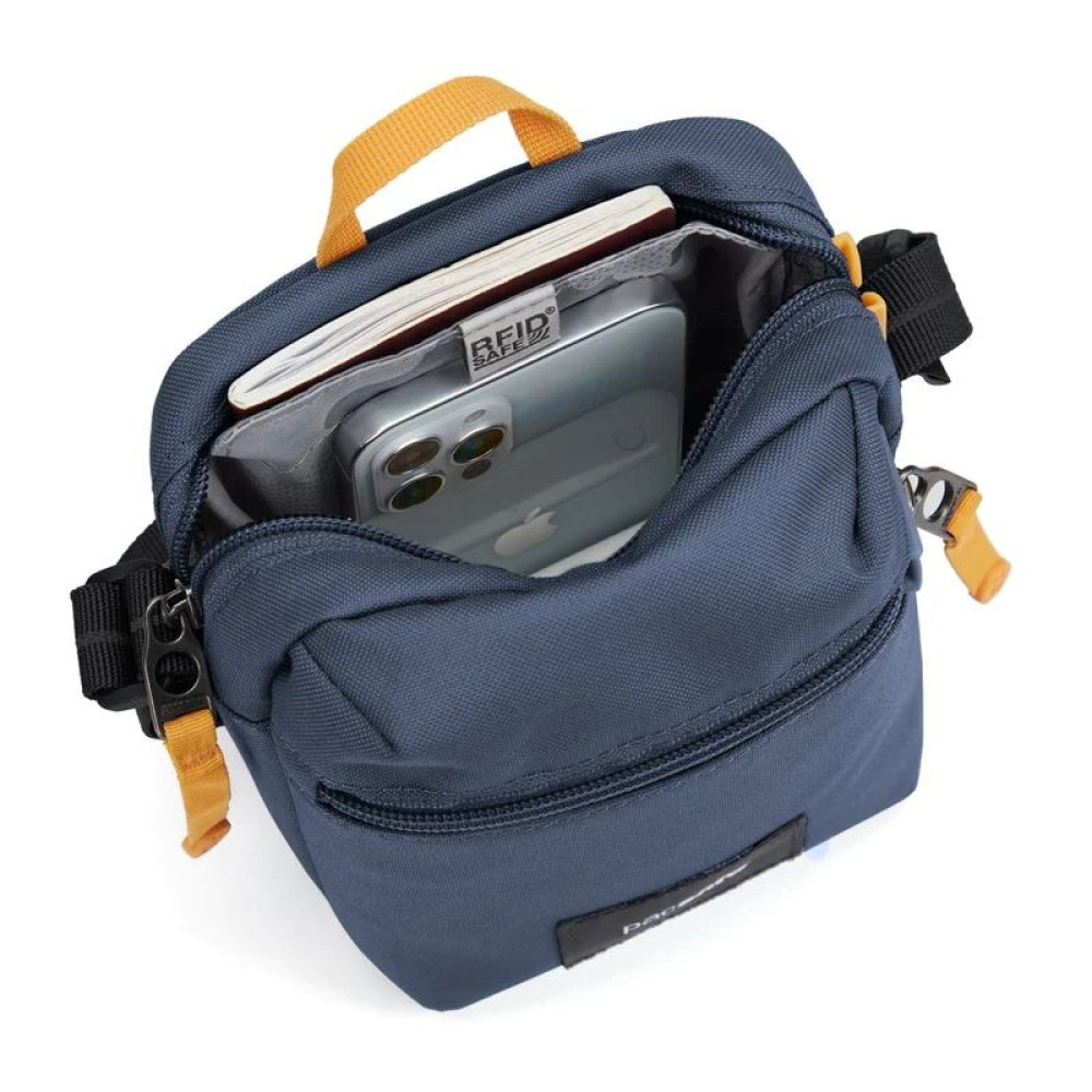 Сумка через плече антизлодій Pacsafe® GO Micro Crossbody, 4 ступені захисту