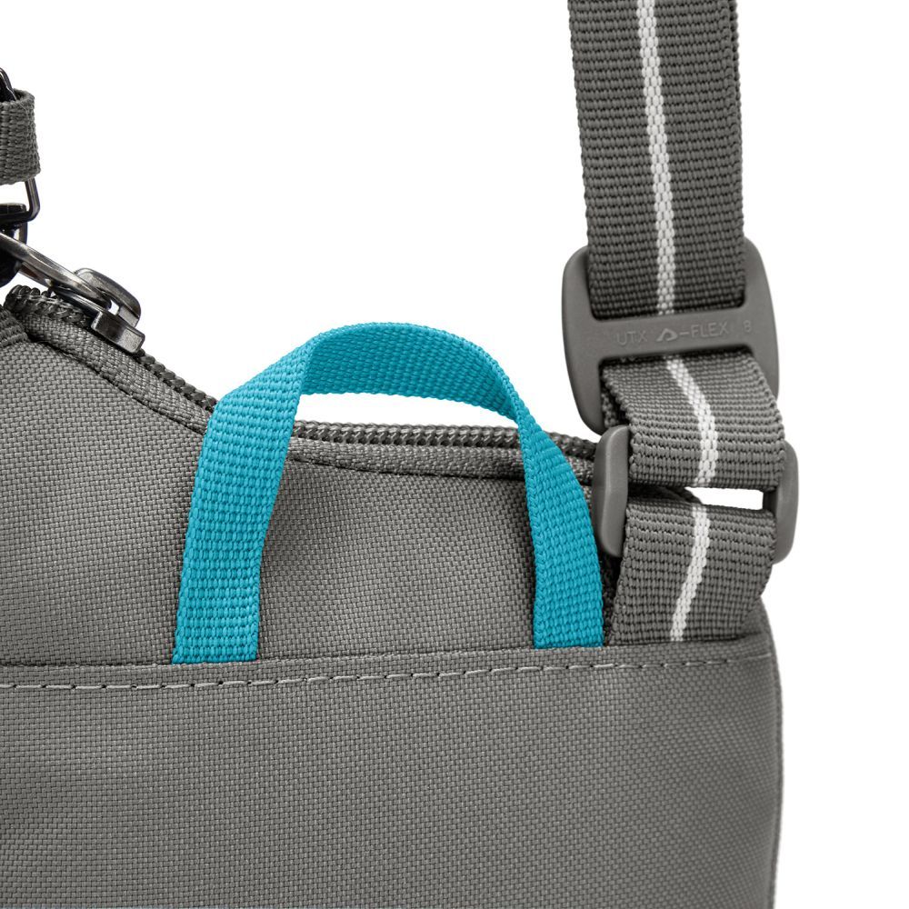 Сумка через плече антизлодій Pacsafe GO Tech Crossbody, 4 ступені захисту