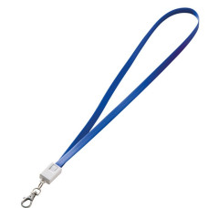 Шнур силіконовий для бейджа з micro USB Easy Gifts Reno