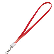 Шнур силіконовий для бейджа з micro USB Easy Gifts Reno