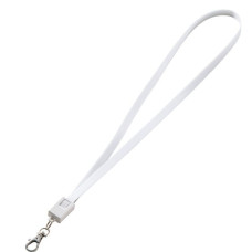 Шнур силіконовий для бейджа з micro USB Easy Gifts Reno