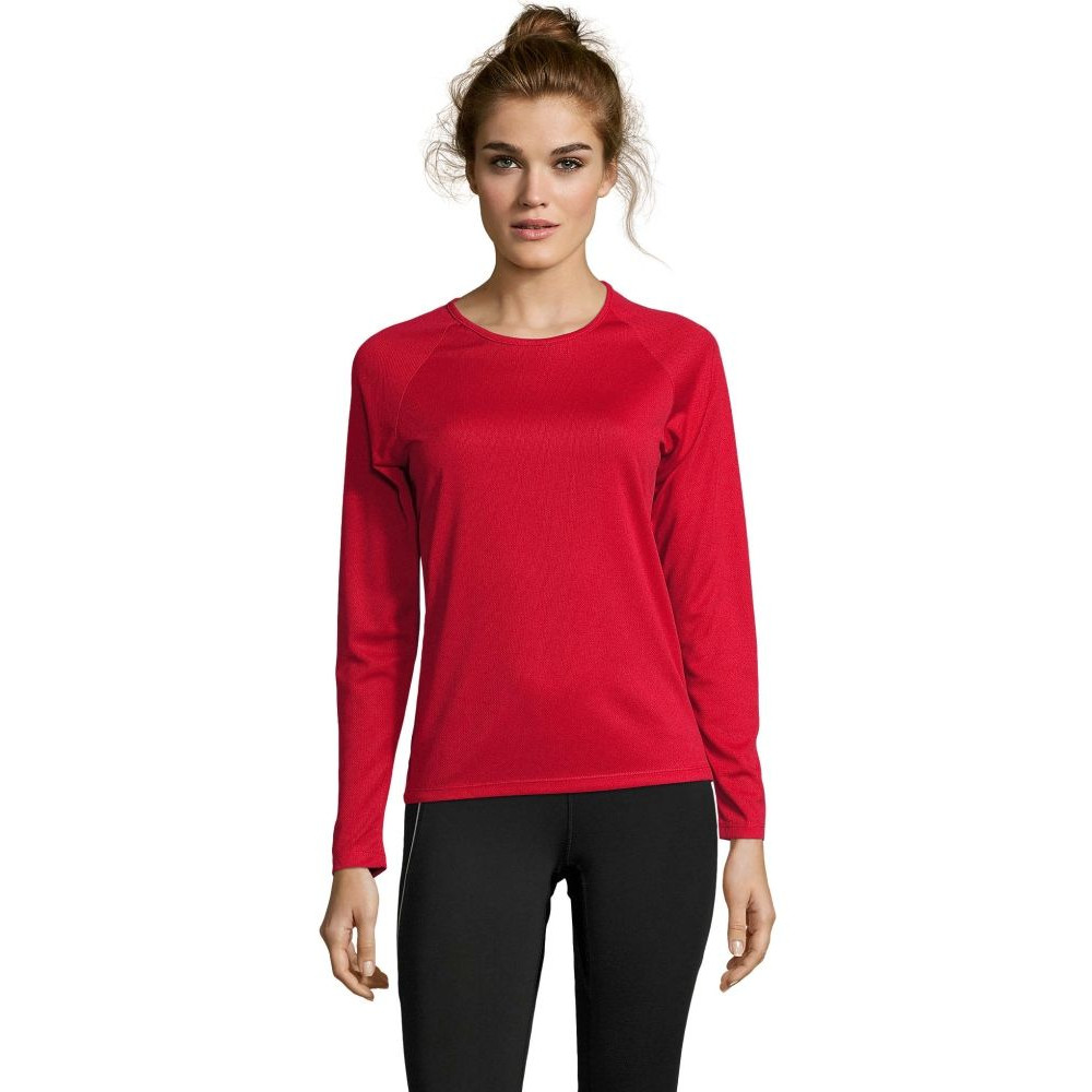 Лонгслів спортивний жіночий SOL'S Sporty LSL women