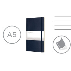 Блокнот в лінію А5 Voyager Moleskine, тверда обкладинка