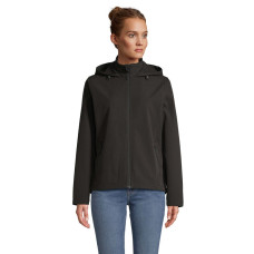 Куртка софтшелл жіноча SOL'S Race Hooded women
