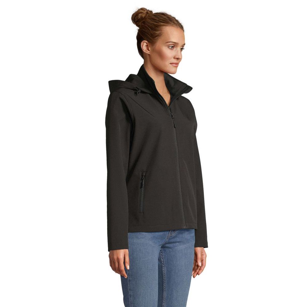 Куртка софтшелл жіноча SOL'S Race Hooded women
