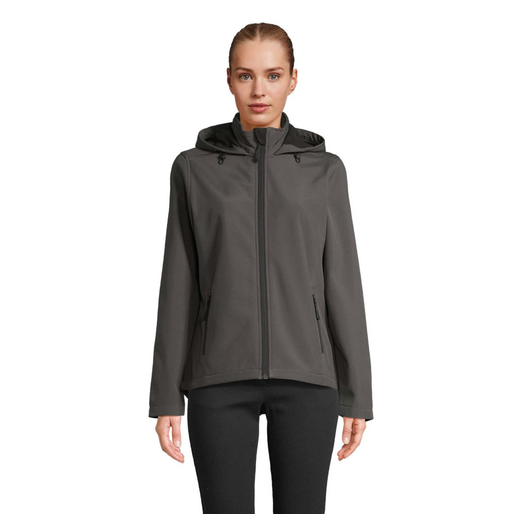 Куртка софтшелл жіноча SOL'S Race Hooded women