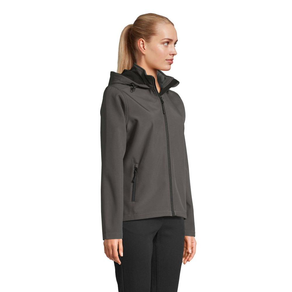 Куртка софтшелл жіноча SOL'S Race Hooded women