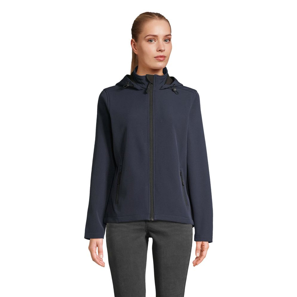 Куртка софтшелл жіноча SOL'S Race Hooded women