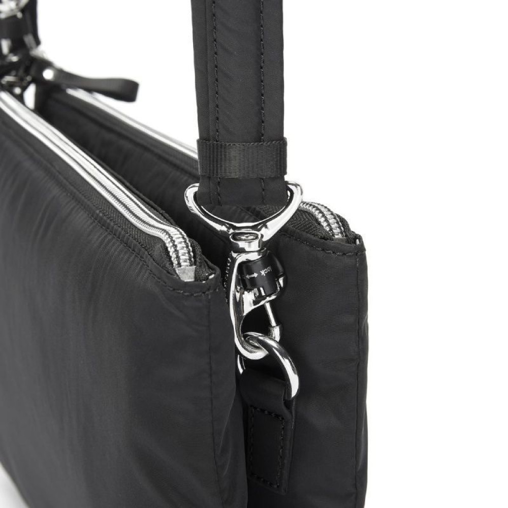 Сумка через плече жіноча антизлодій Pacsafe Stylesafe double zip Crossbody