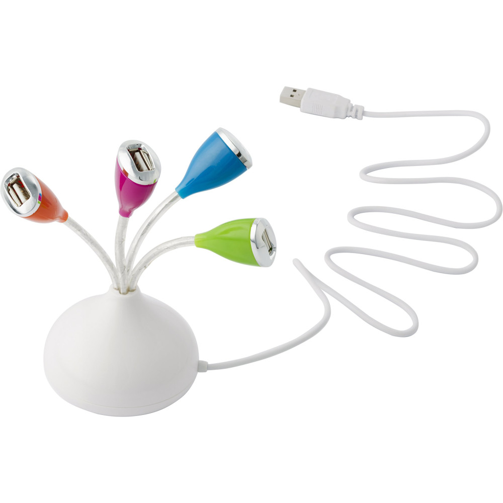 USB хаб 2.0 на 4 порти Voyager Color