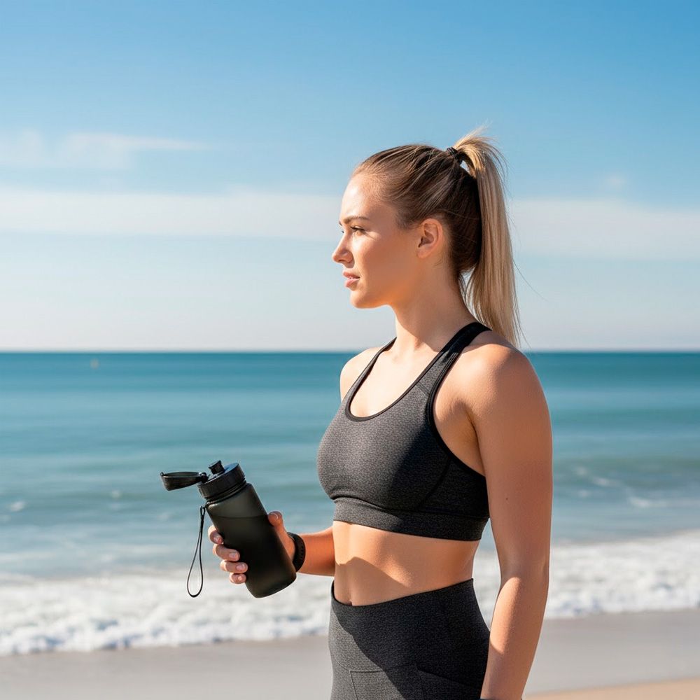 Пляшка для води 600 мл тританова Line Art La Plata