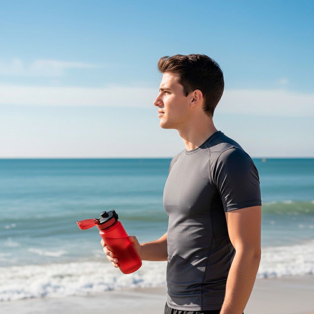 Пляшка для води 600 мл тританова Line Art La Plata