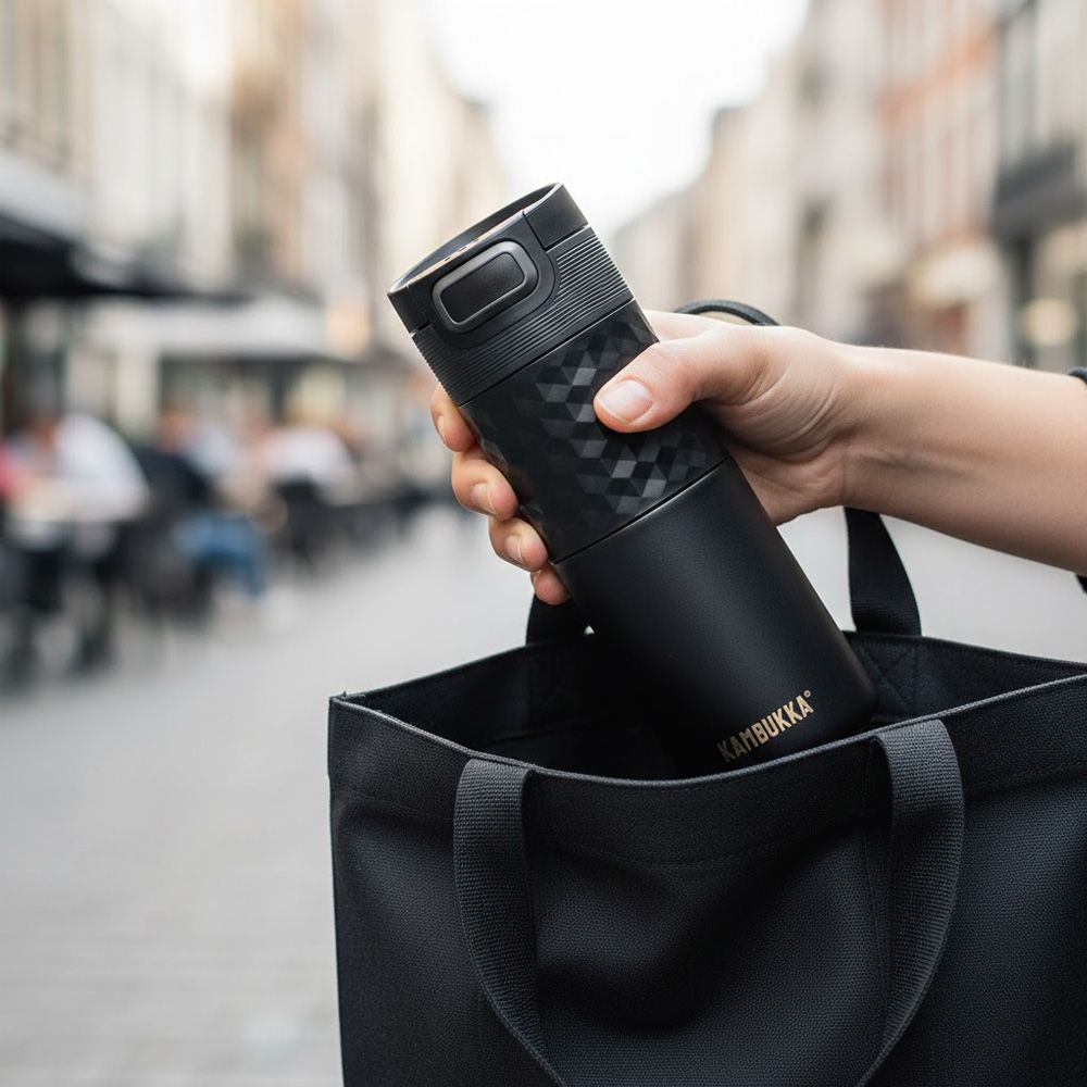 Термокружка 500 мл сталева Kambukka Etna Grip, вакуумна