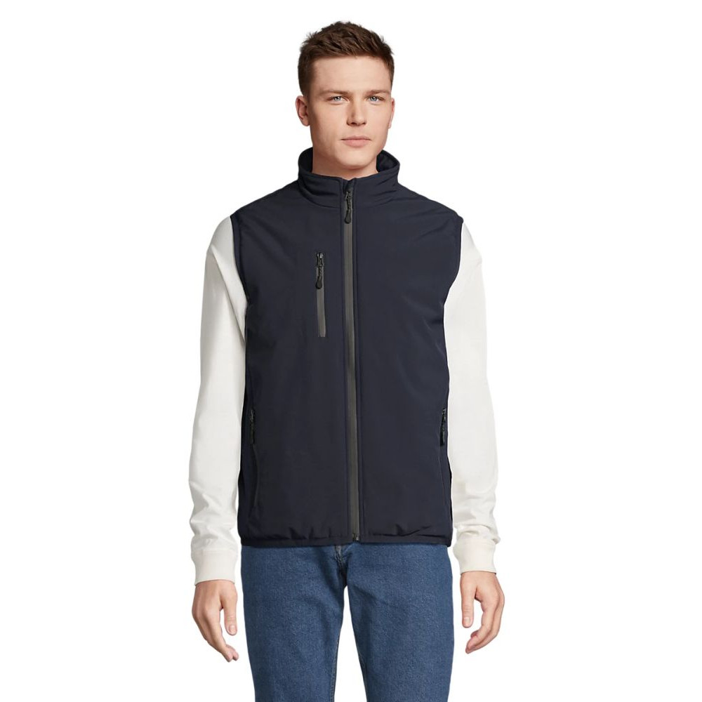 Жилет софтшел SOL’S Falcon Padded BW