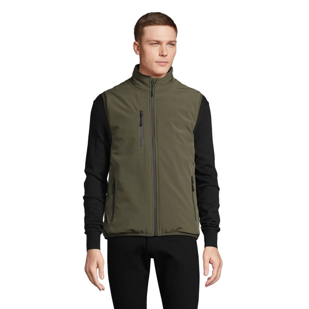 Жилет софтшел SOL’S Falcon Padded BW