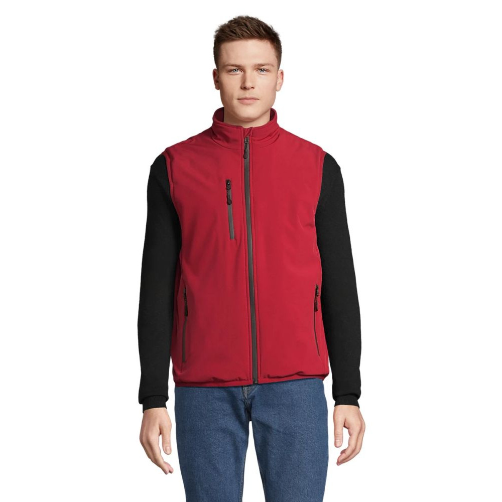 Жилет софтшел SOL’S Falcon Padded BW
