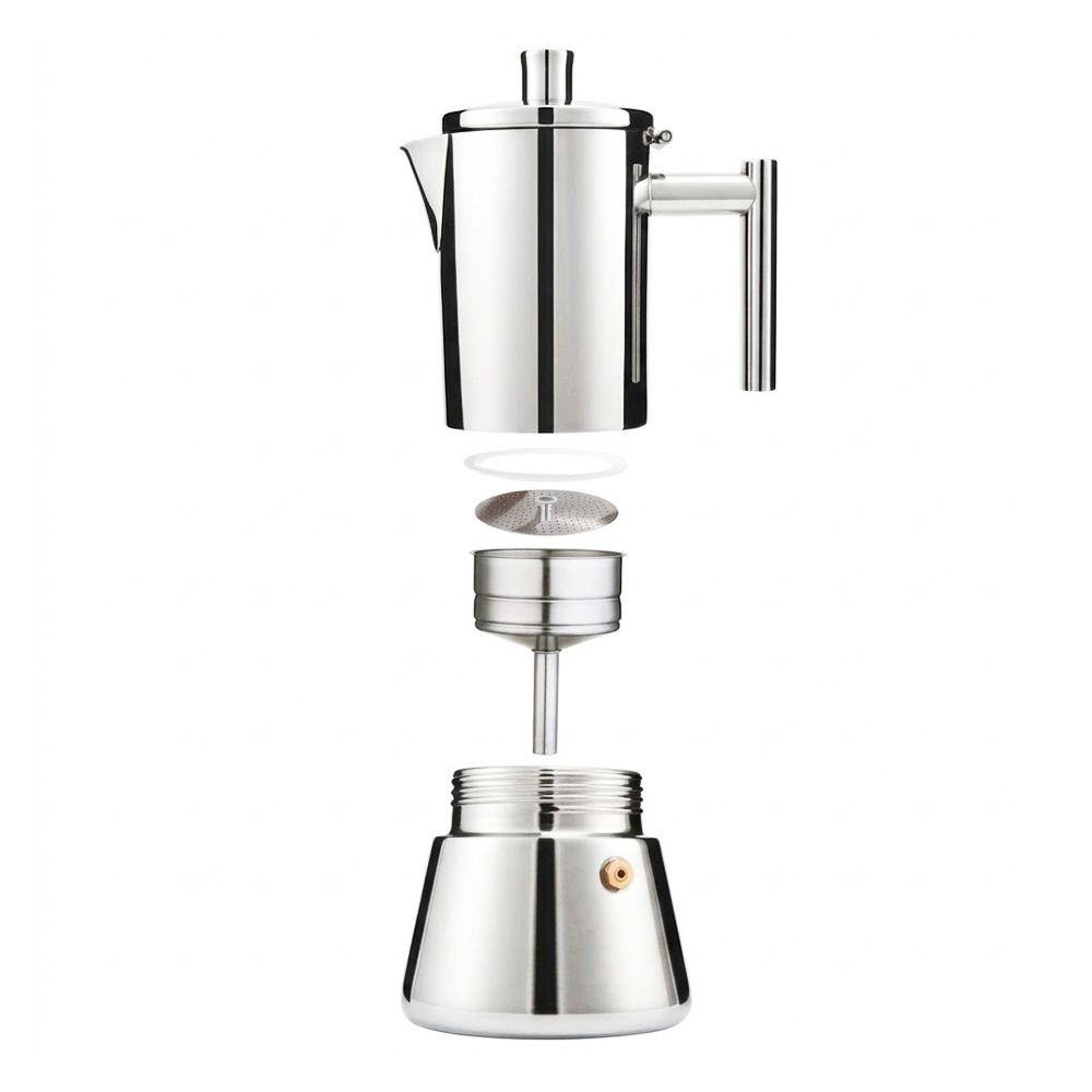 Гейзерна кавоварка 200 мл Flamberg Premium Napoletano