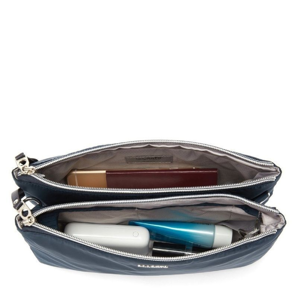 Сумка жіноча Stylesafe double zip crossbody, 5 ступенів захисту