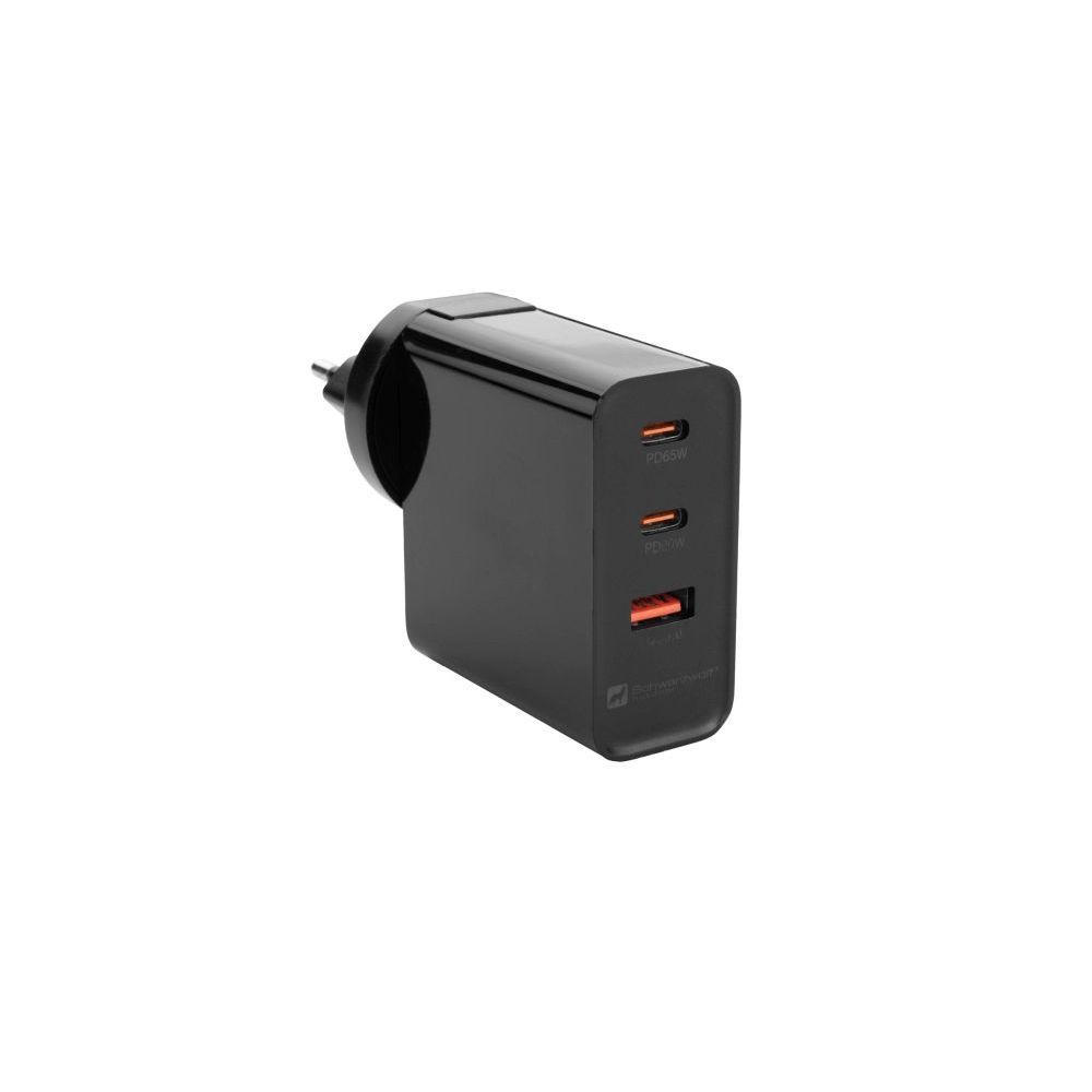 Зарядний пристрій Schwarzwolf Banias 65W з 4 штекерами EU/UK/US/AU