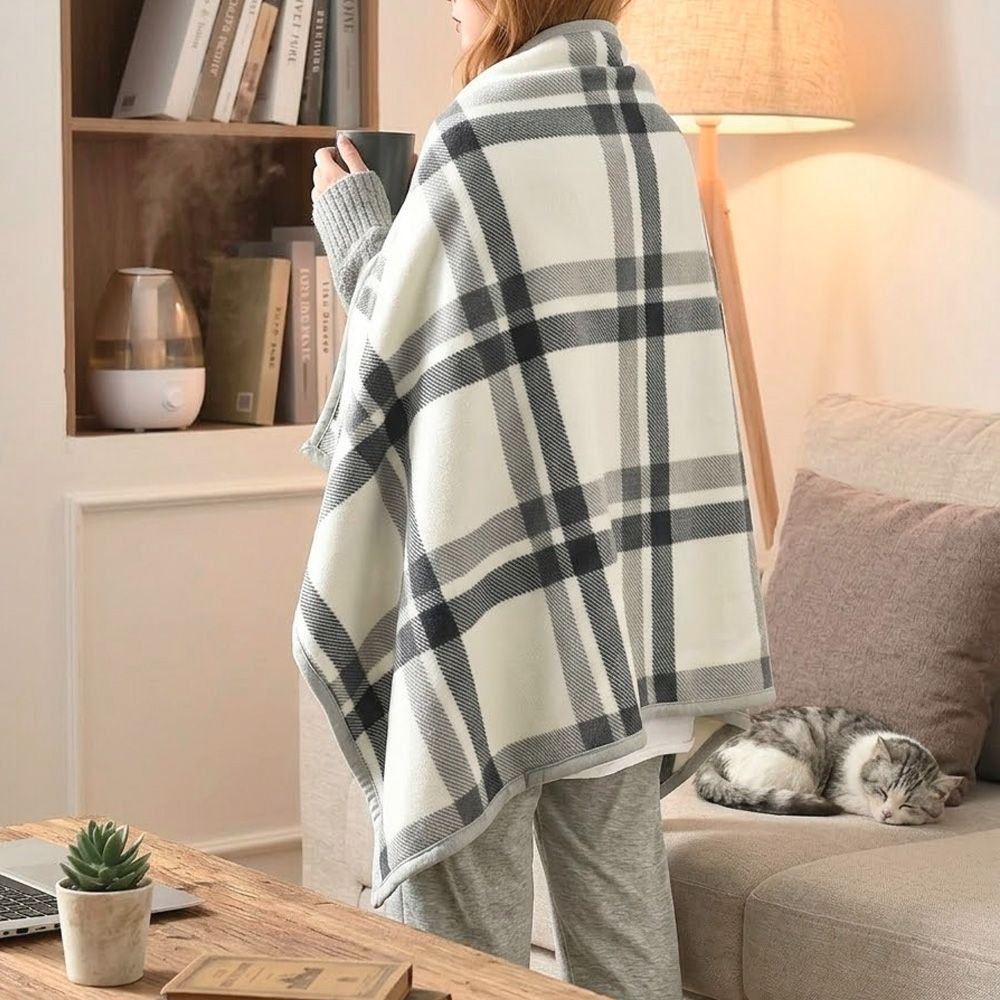 Плед флісовий Soft Me Poncho L 100х140см