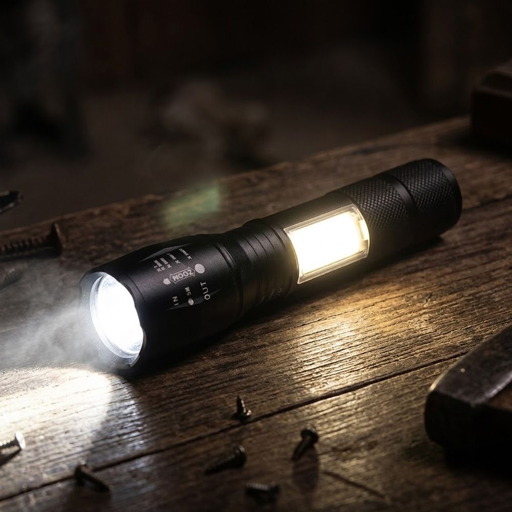Ліхтарик акумуляторний TheGeneral Velox з боковим COB light